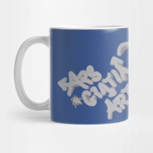 Maker Space Graffiti Graphic - "Ars Gratia Artis?" Mug